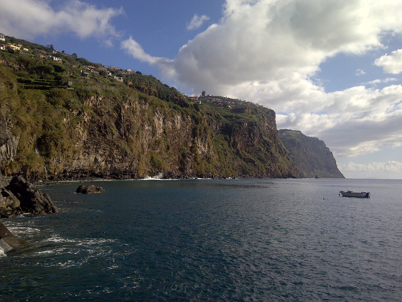 madeira coast sea free photo