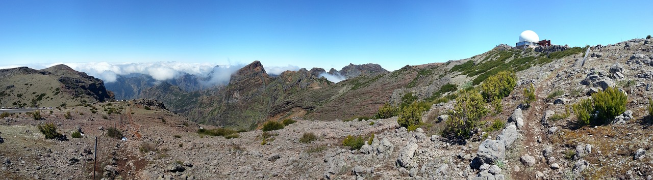 maderia areeiro mountain free photo