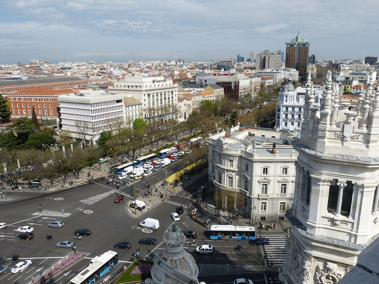 madrid spain architecture free photo