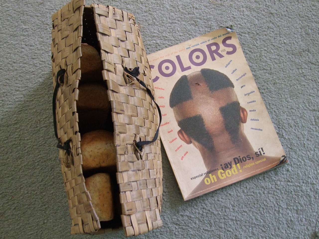magazine bread bag free photo