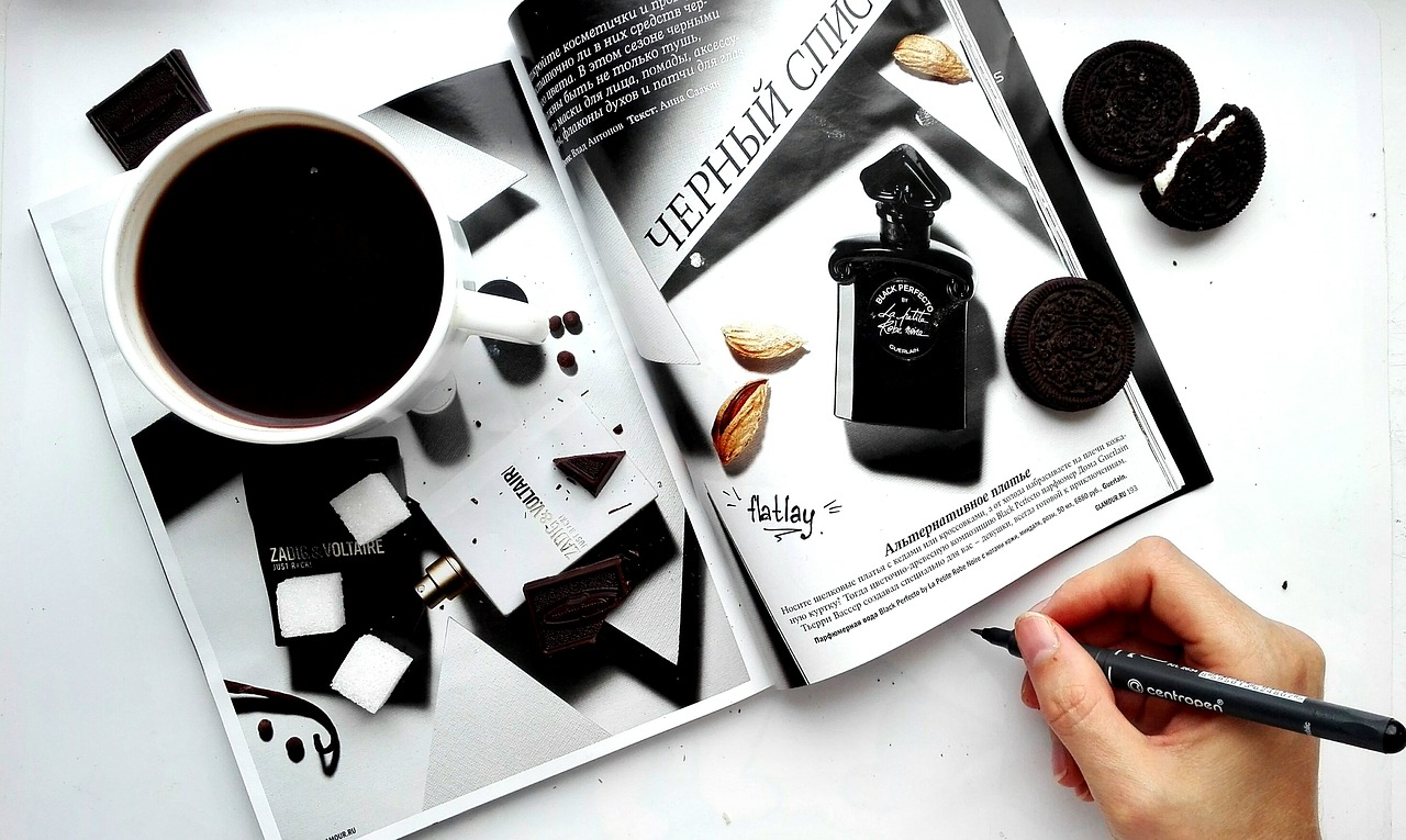 magazine gloss coffee free photo