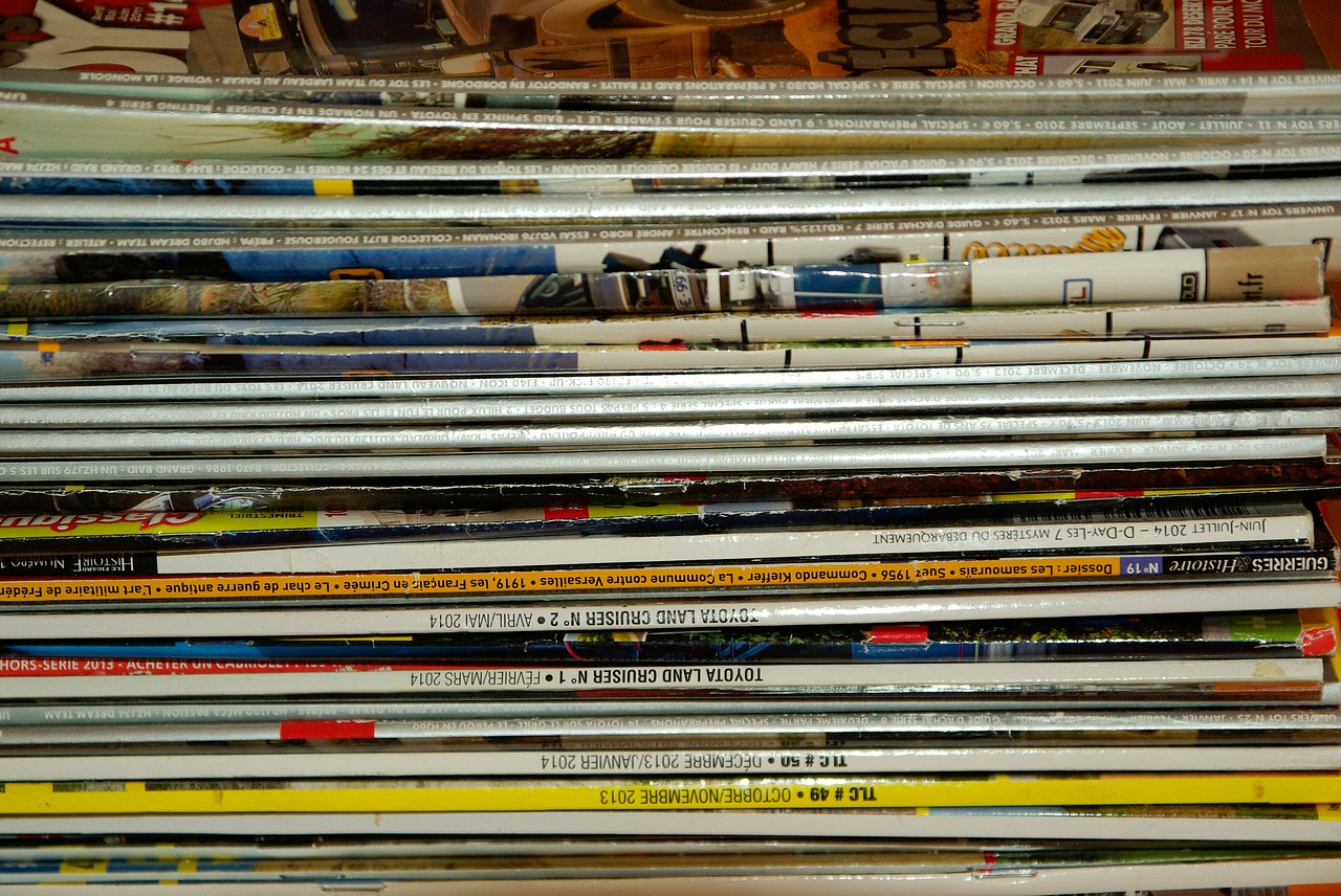 magazines journals newspaper reading free photo