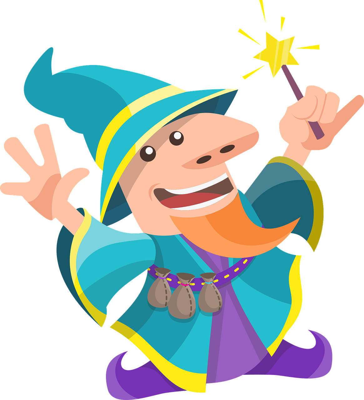 Magic hands magician or holding Royalty Free Vector Image