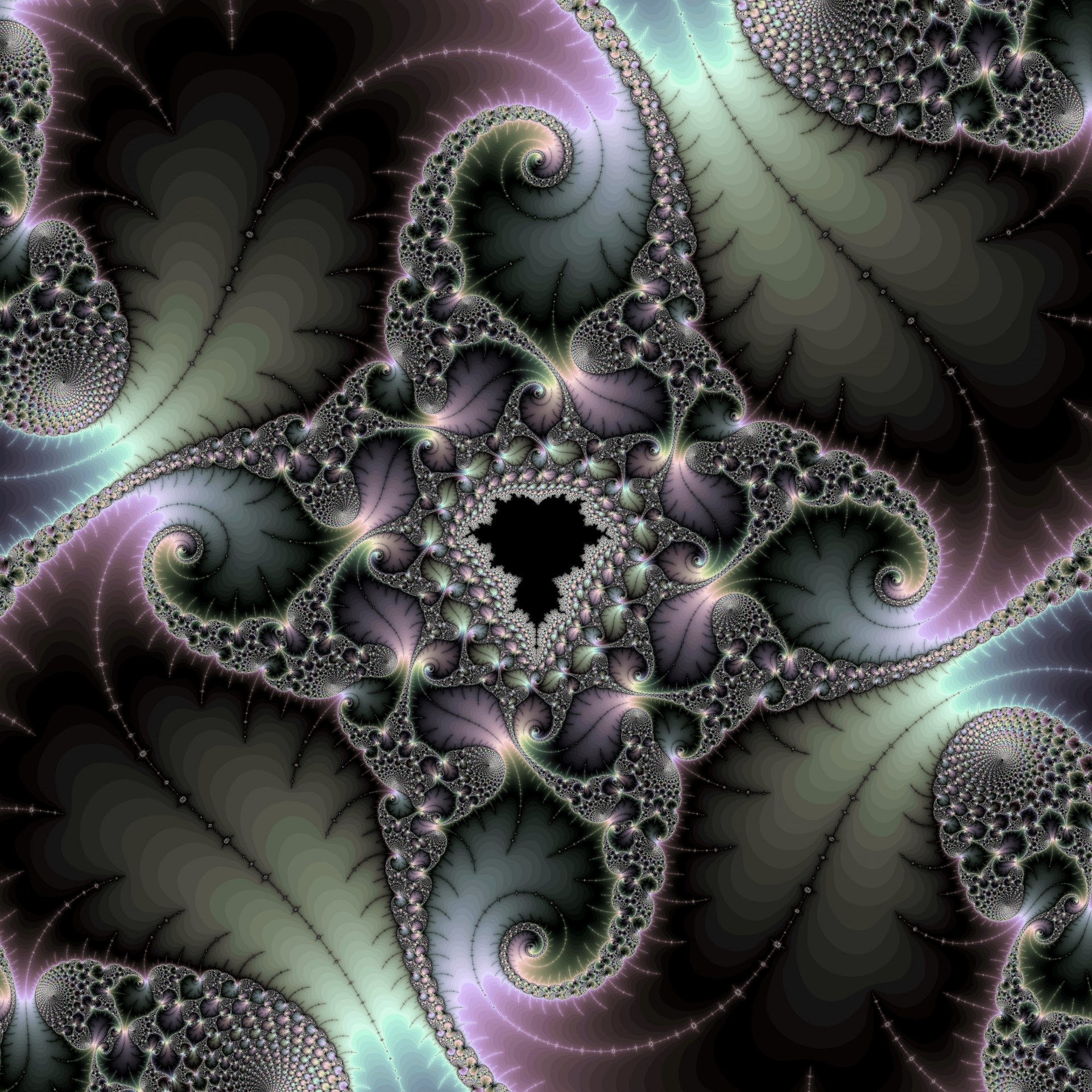 swirl fractal public free photo