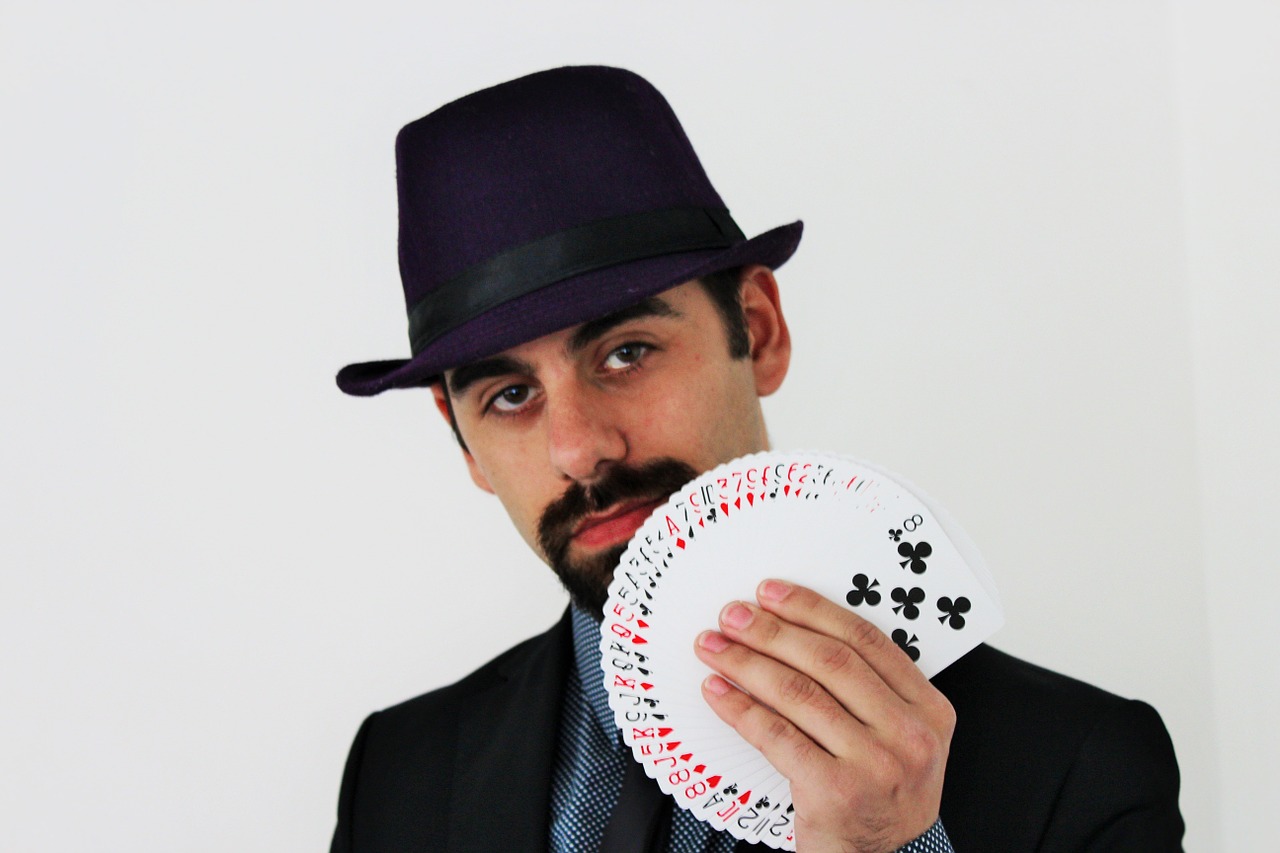 magician magic cards free photo