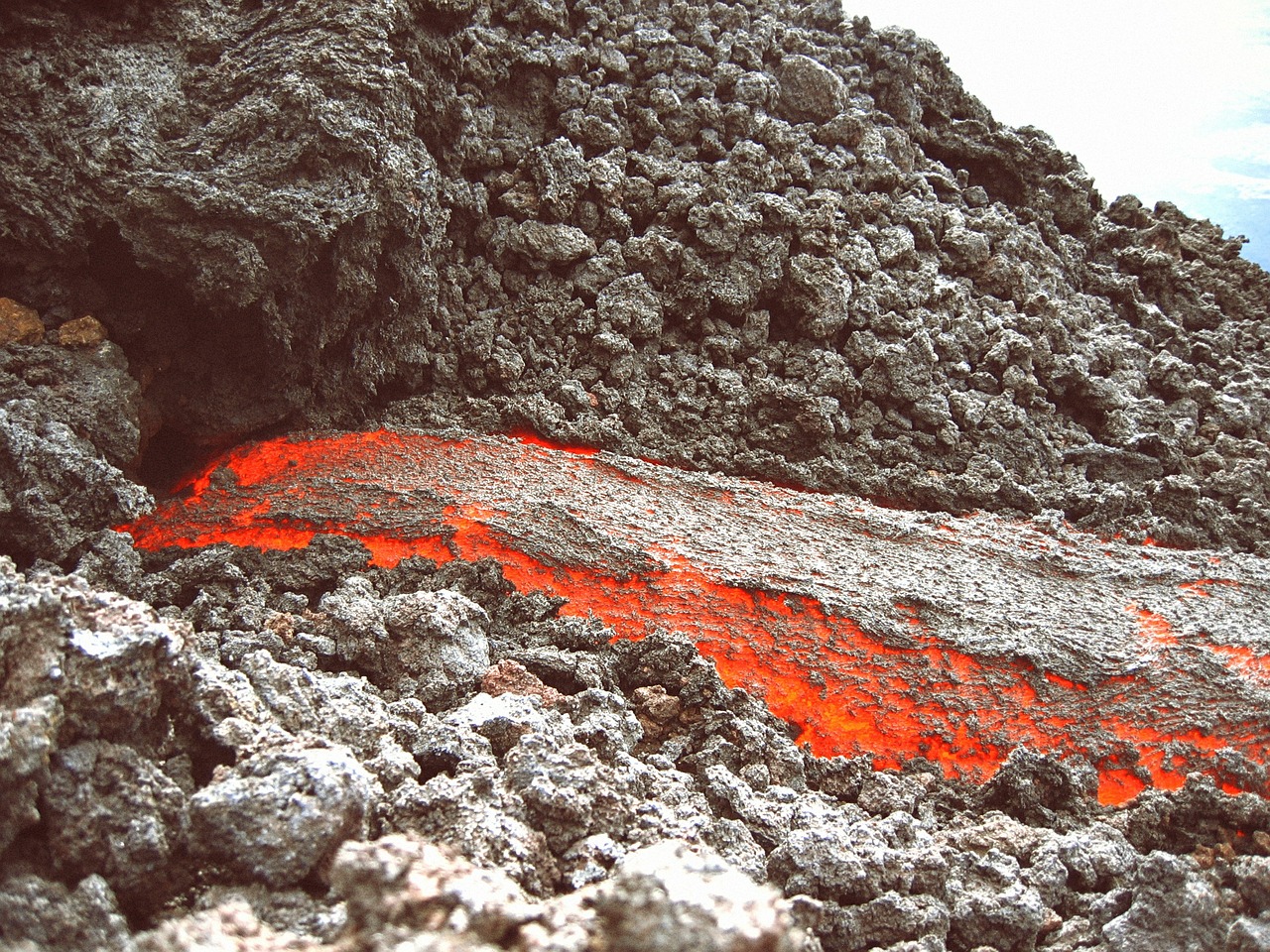 magma lava volcano free photo