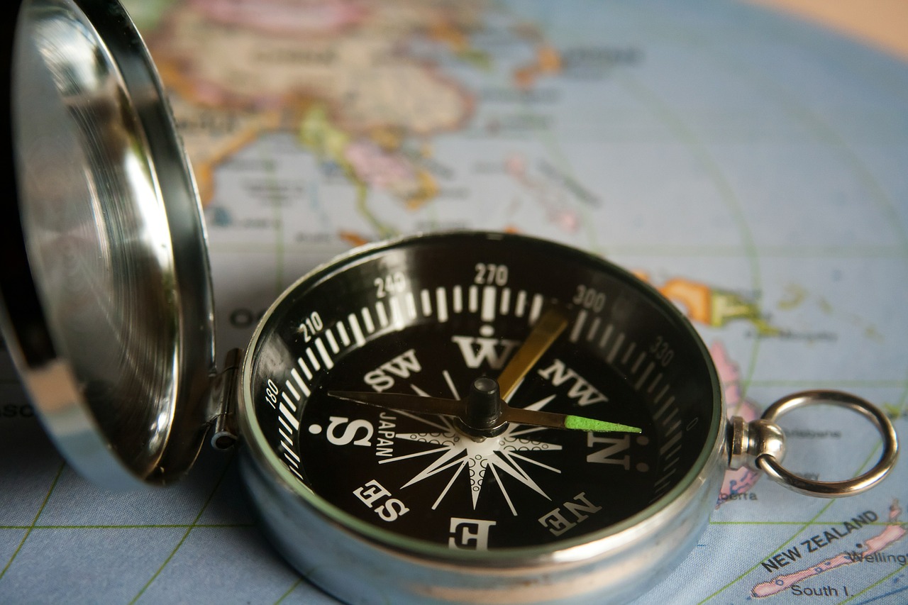 magnetic compass navigation direction free photo