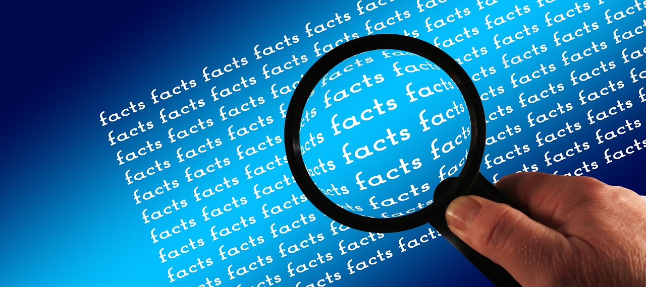 magnifying glass facts examine free photo