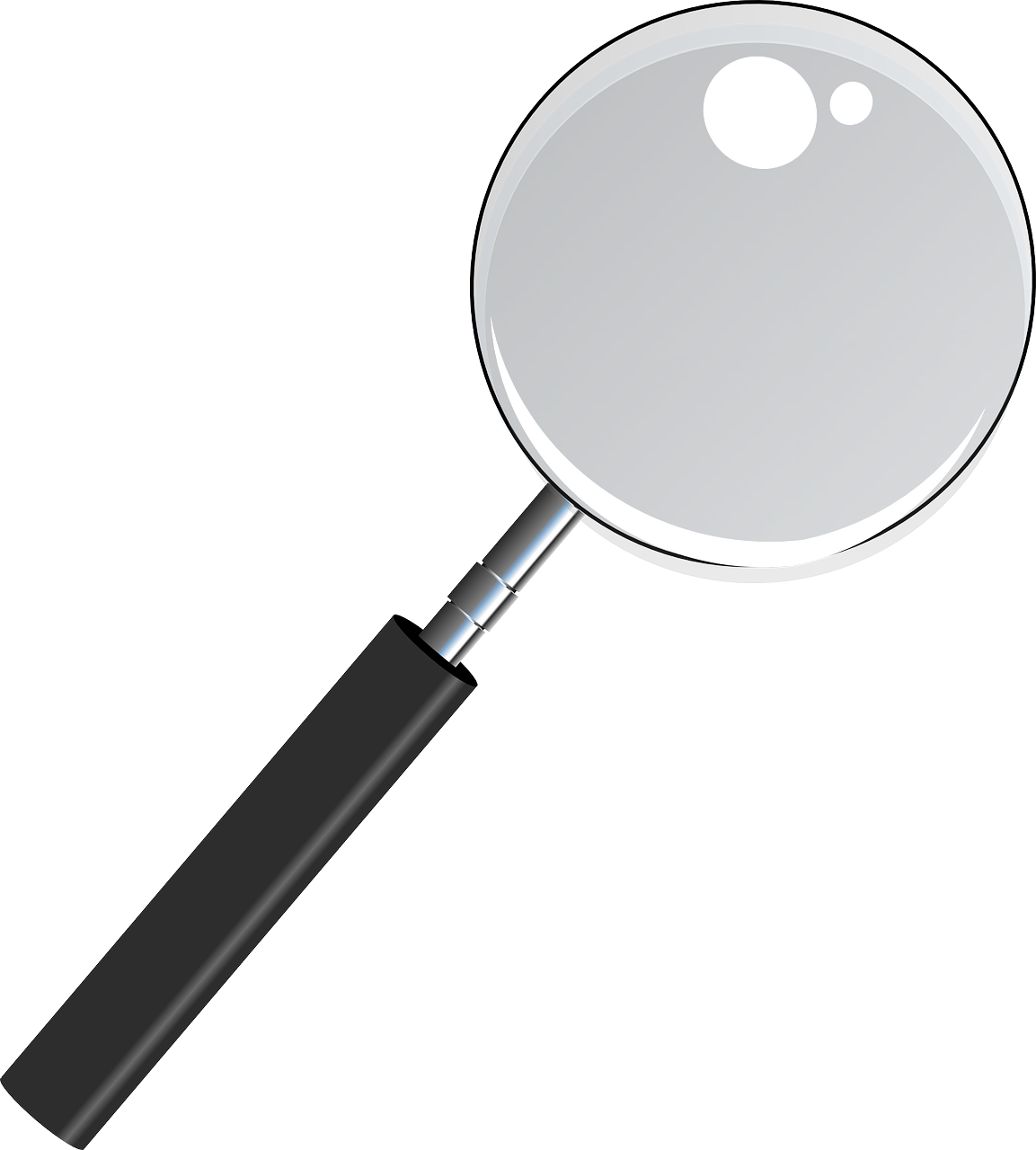 magnifying glass see thru transparent free photo