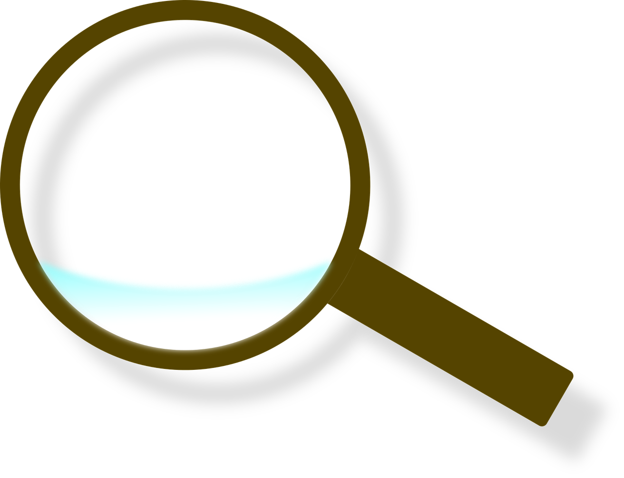 magnifying glass glass wood free photo