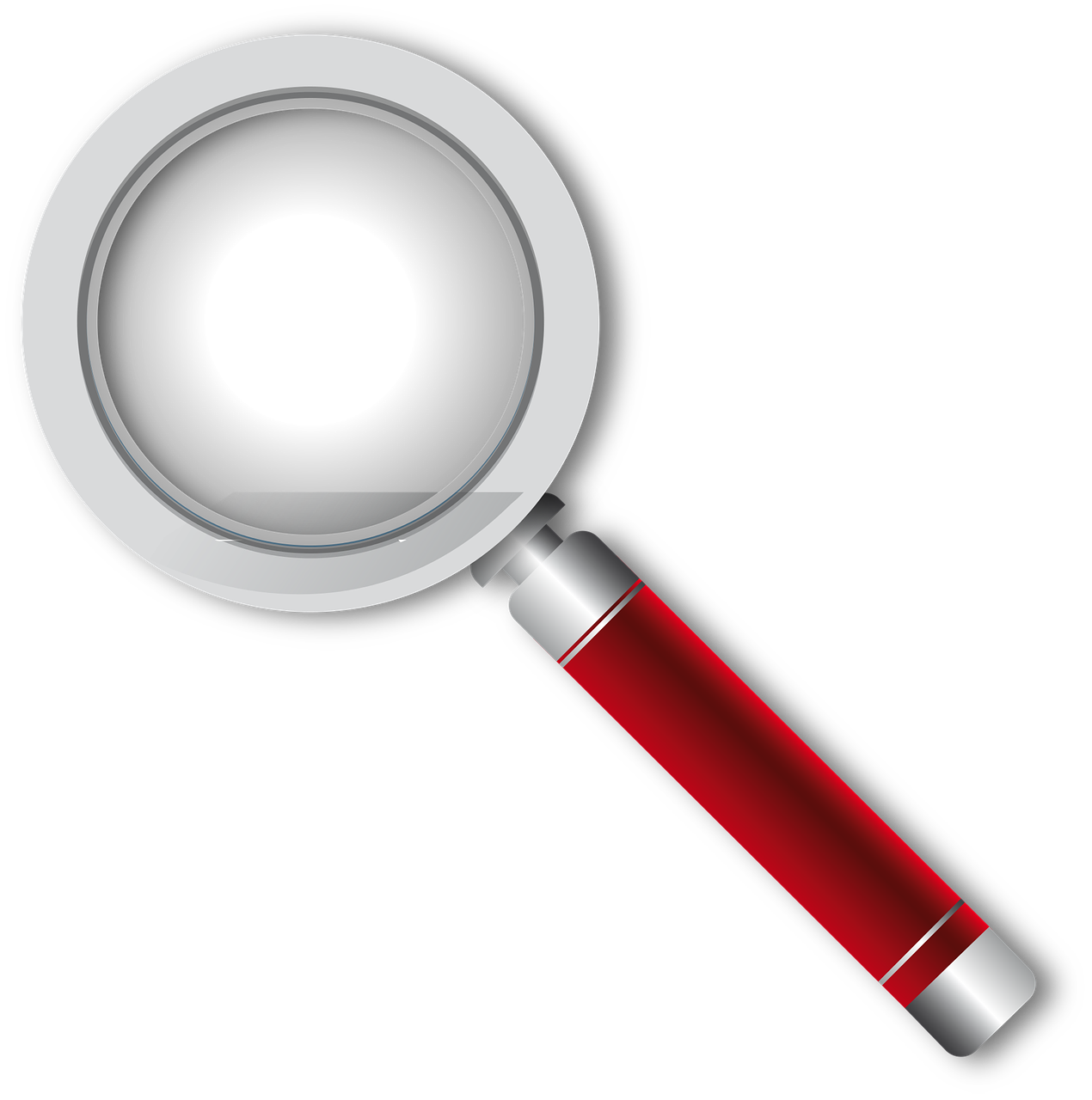 magnifying glass red glass free photo