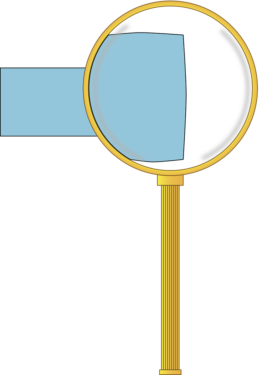 magnifying glass lens expand free photo