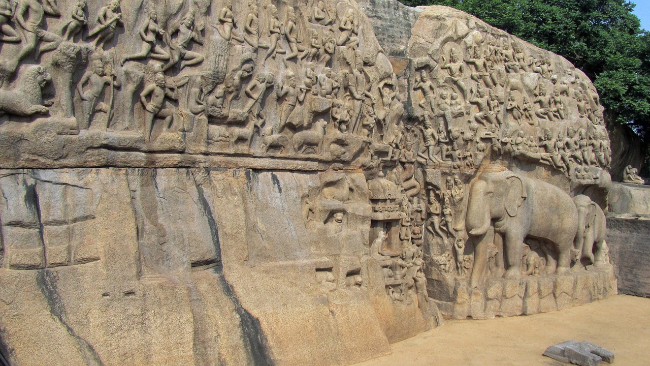 mahapalipuram india relief free photo
