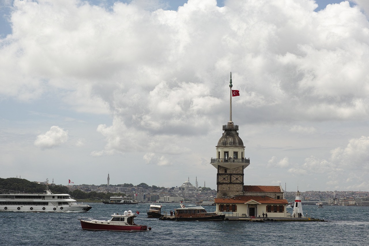 maiden's tower kiz kulesi istanbul turkey free photo
