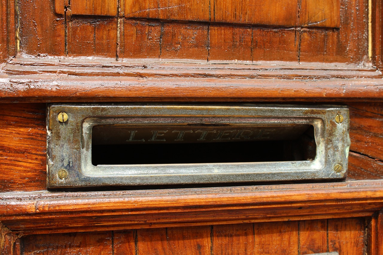 mail slot mail letters free photo