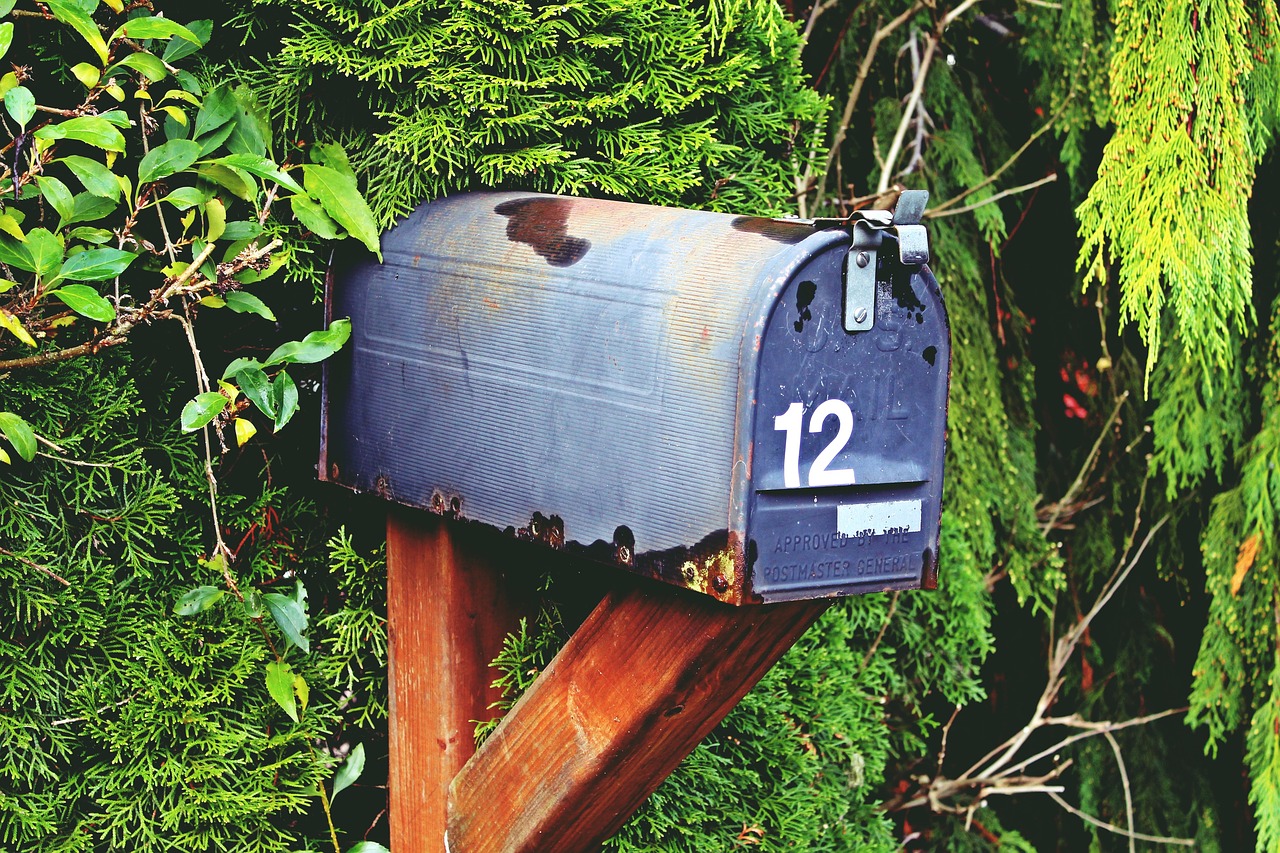 mailbox number twelve free photo