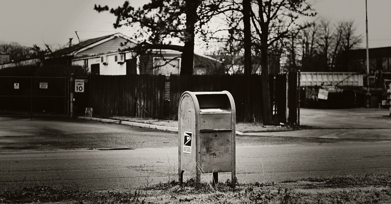 mailbox urban black and white free photo