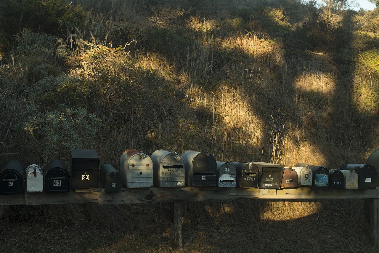 mailbox  mail  field free photo