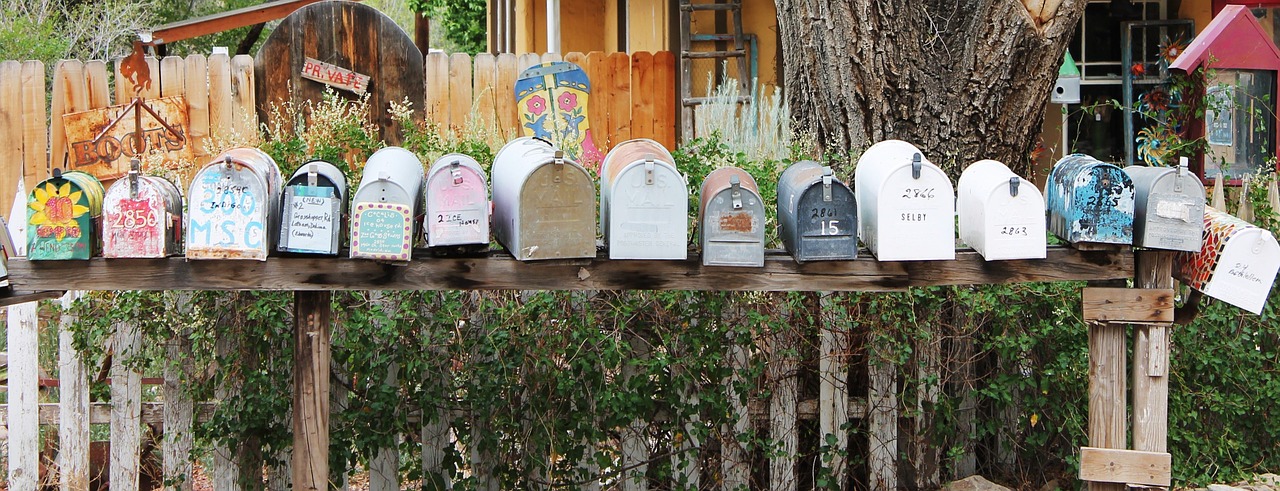 mailboxes madrid new mexico yard art free photo