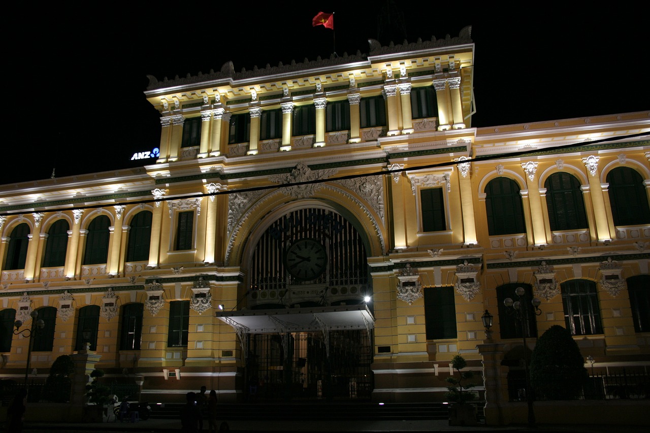 main post office saigon post free photo