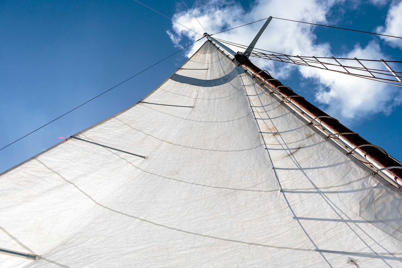 main sail sail boat main mast free photo