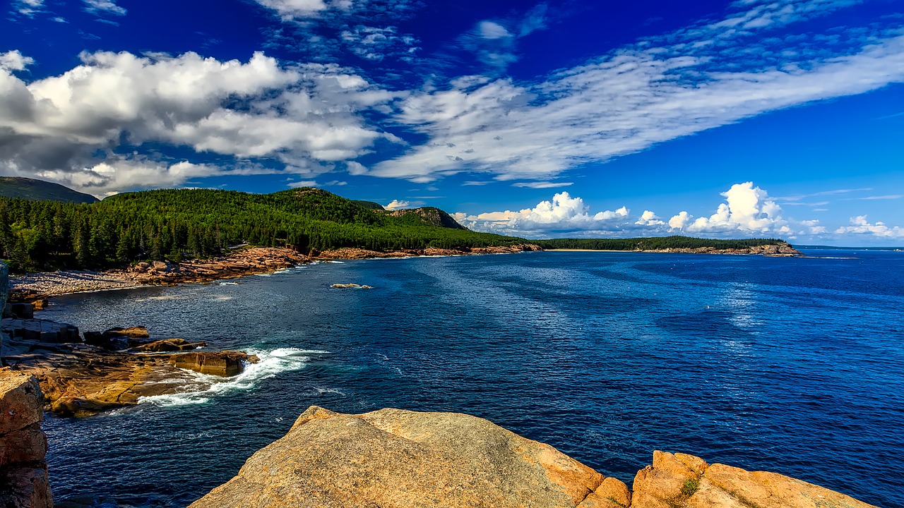 maine sea ocean free photo