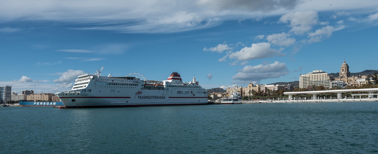 malaga  port  spring free photo