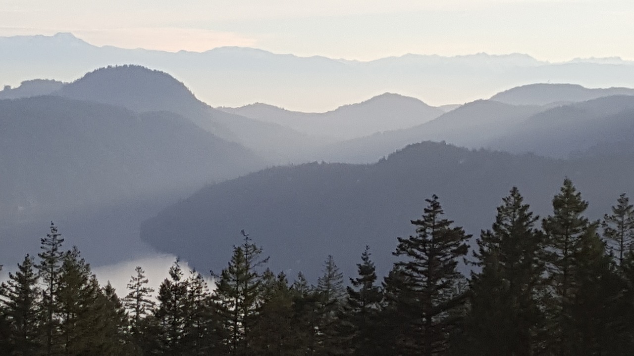 malahat  misty  mountains free photo