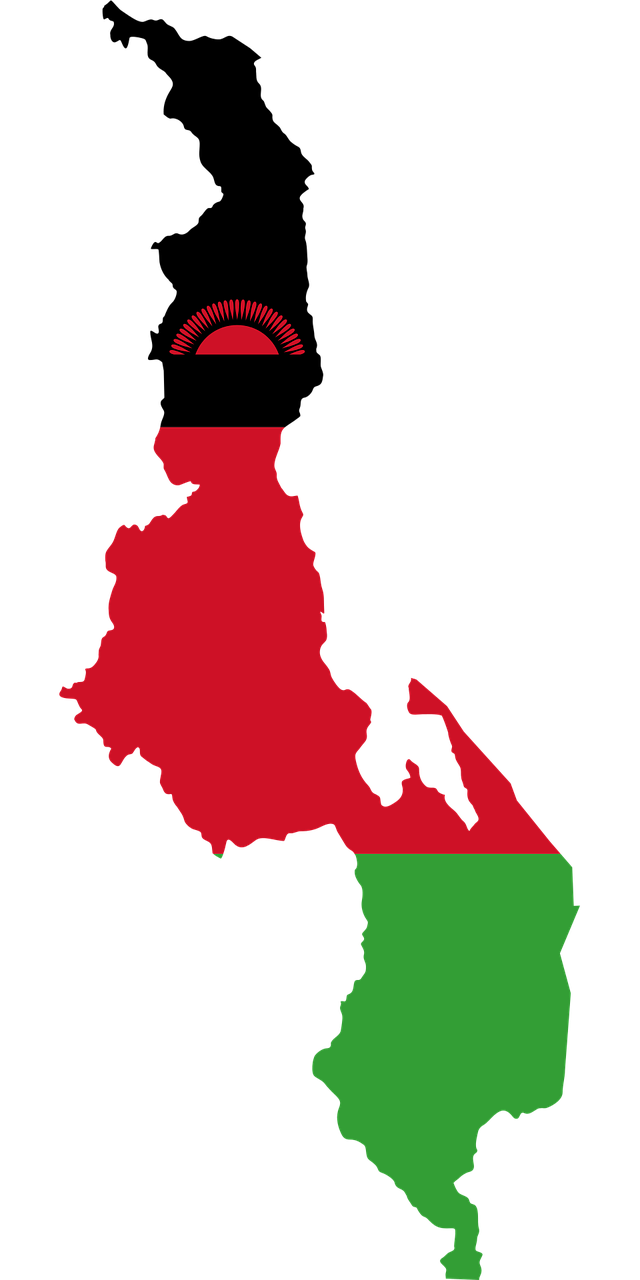 malawi flag map free photo
