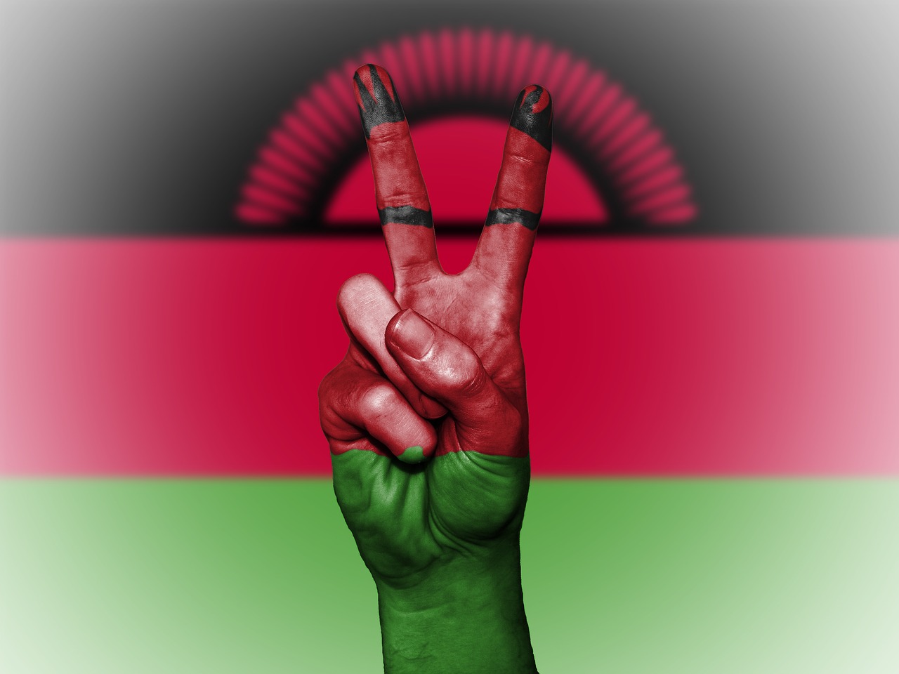 malawi peace hand free photo