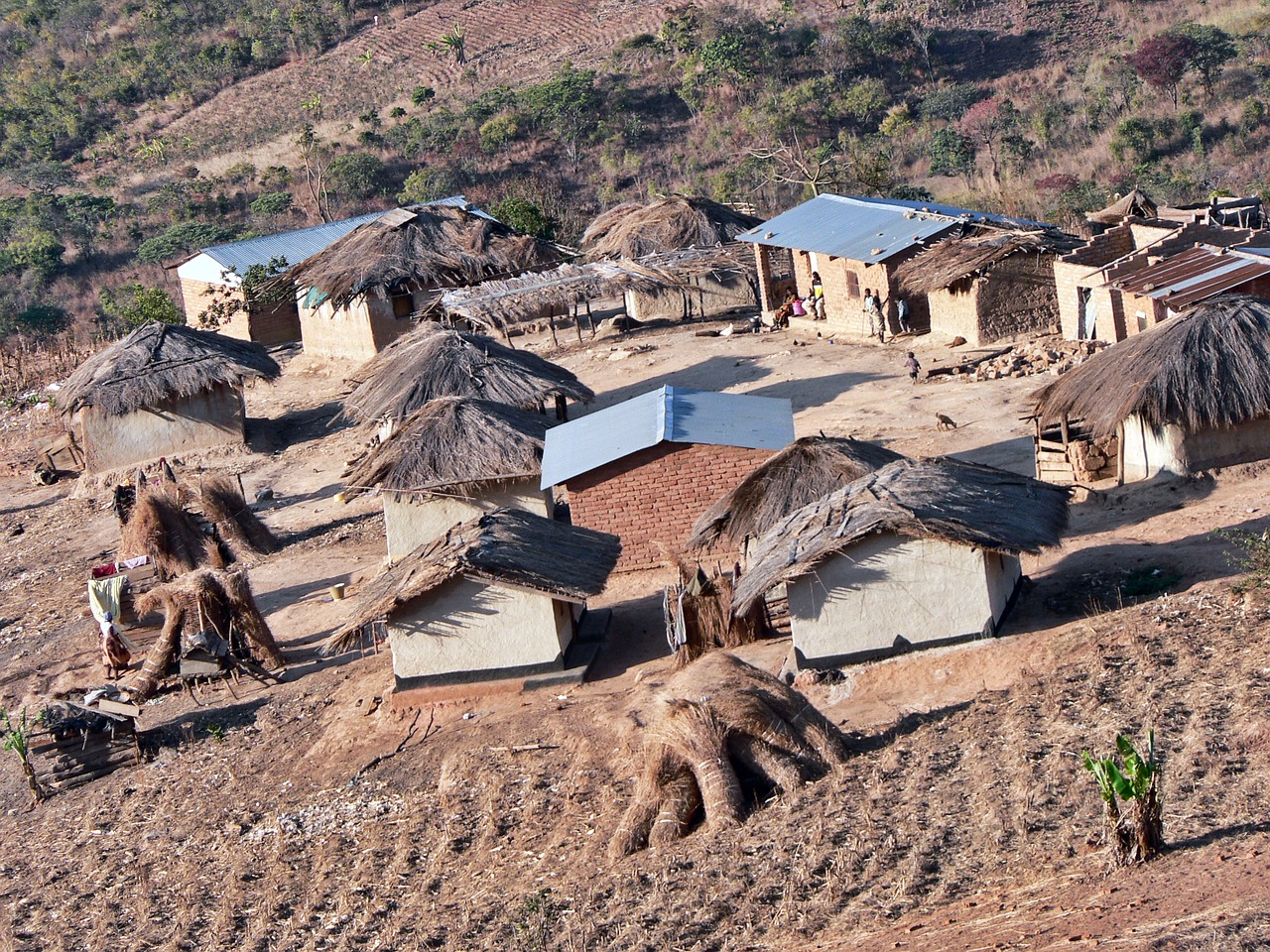 malawi village rural free photo
