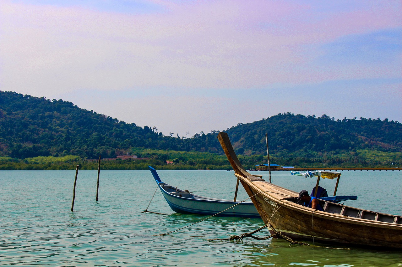 malaysia boat island free photo