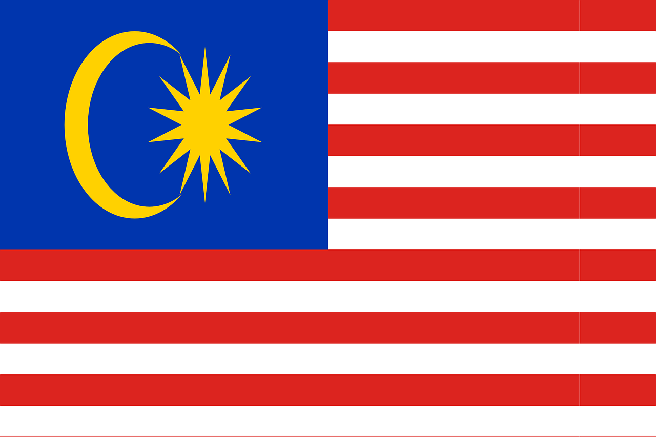 malaysia flag national flag free photo