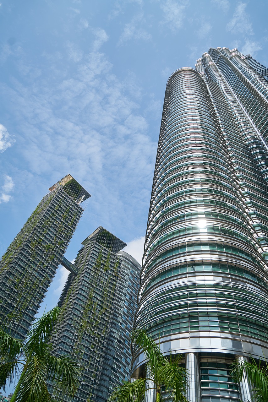 malaysia skyscraper building free photo