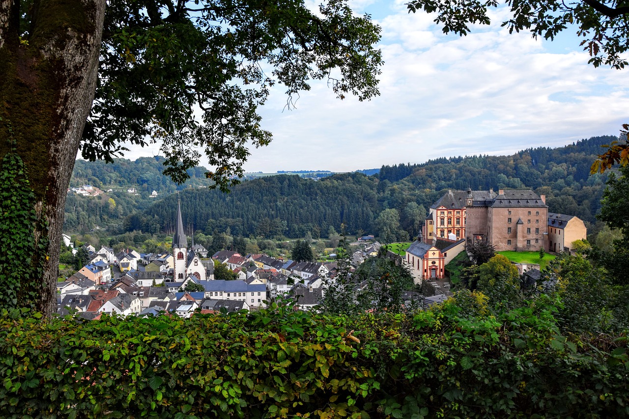 malberg castle eifel free photo