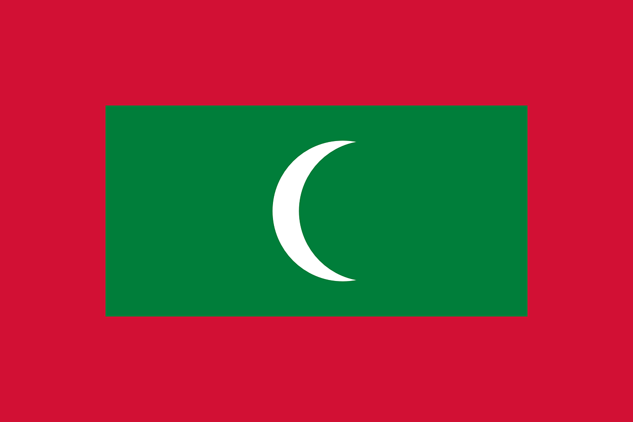 maldives flag national flag free photo