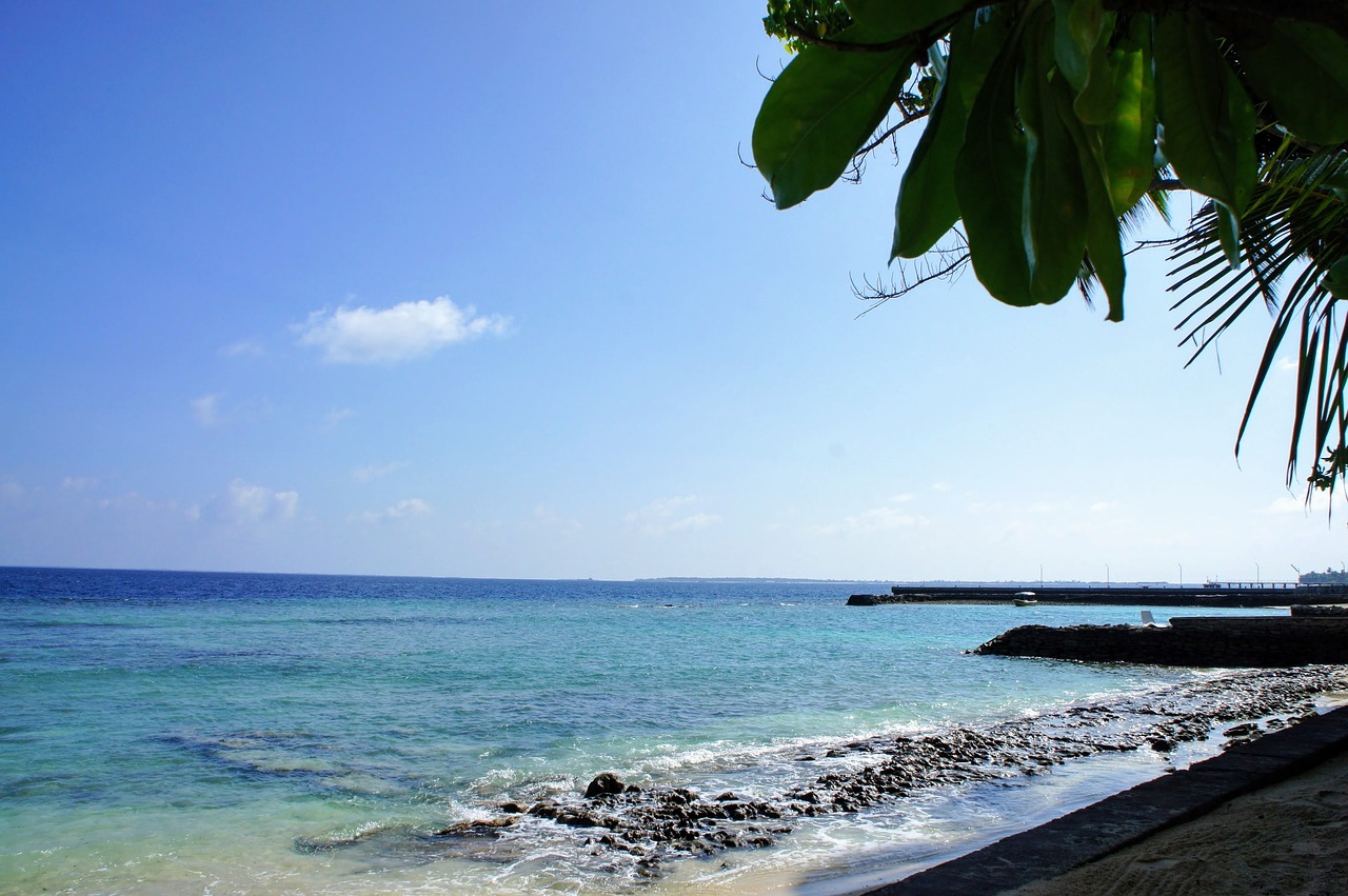 maldives island blue free photo