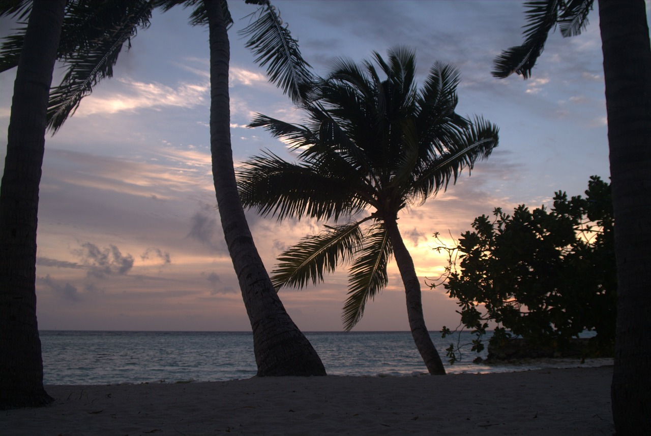 maldives sunset beach free photo