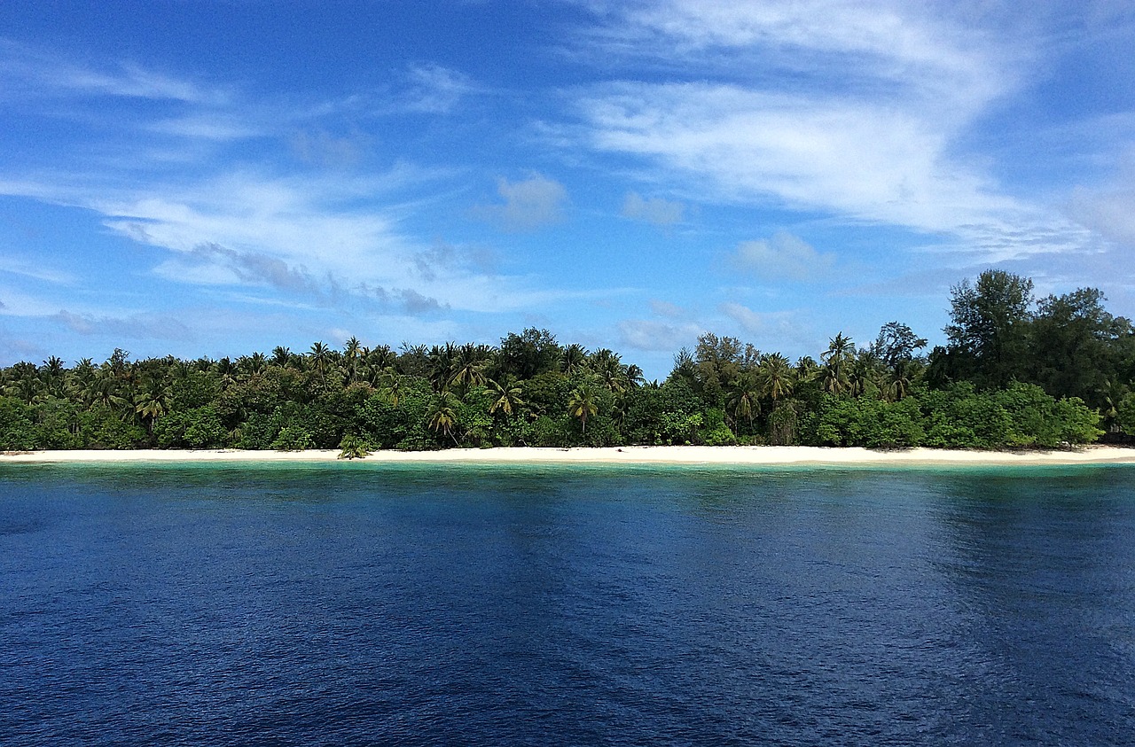 maldives island beautiful beach free photo