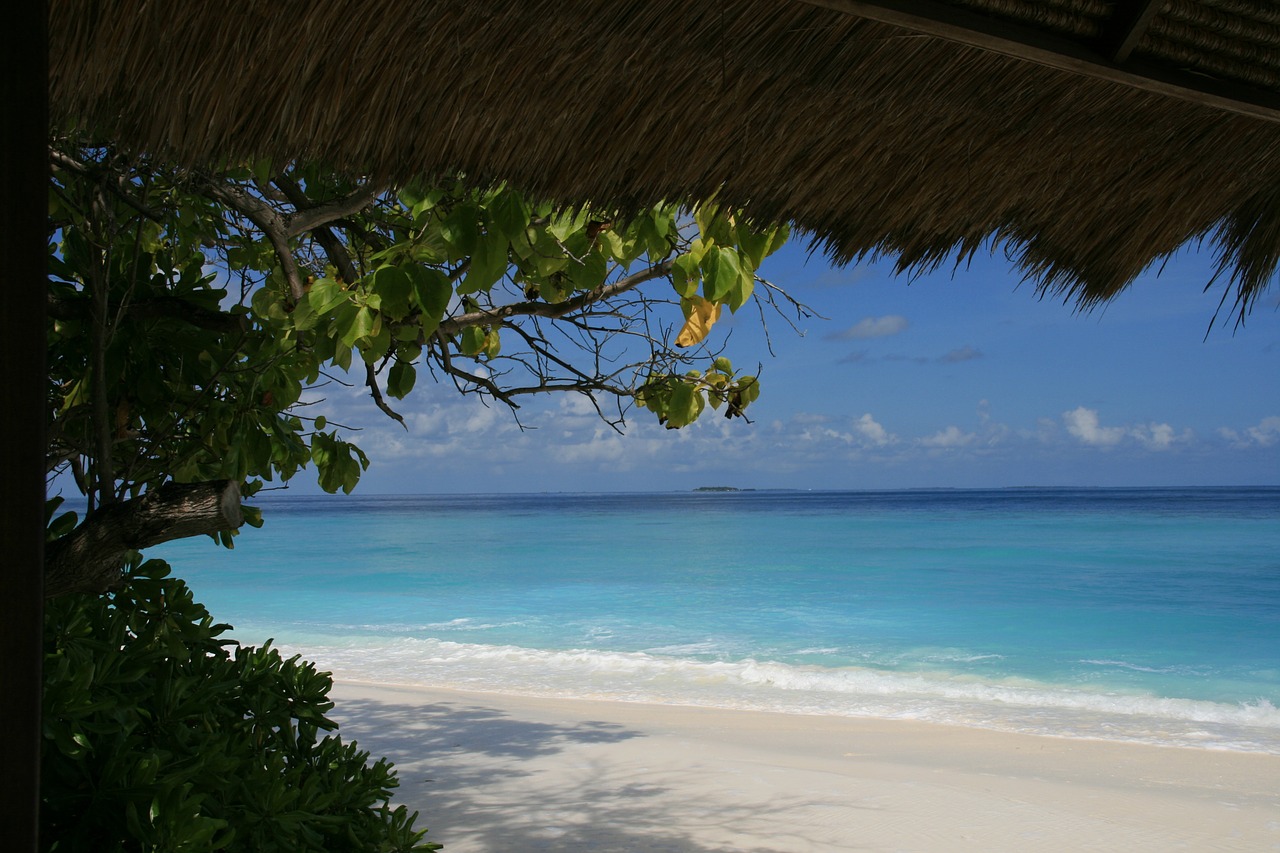 maldives sea vacation free photo