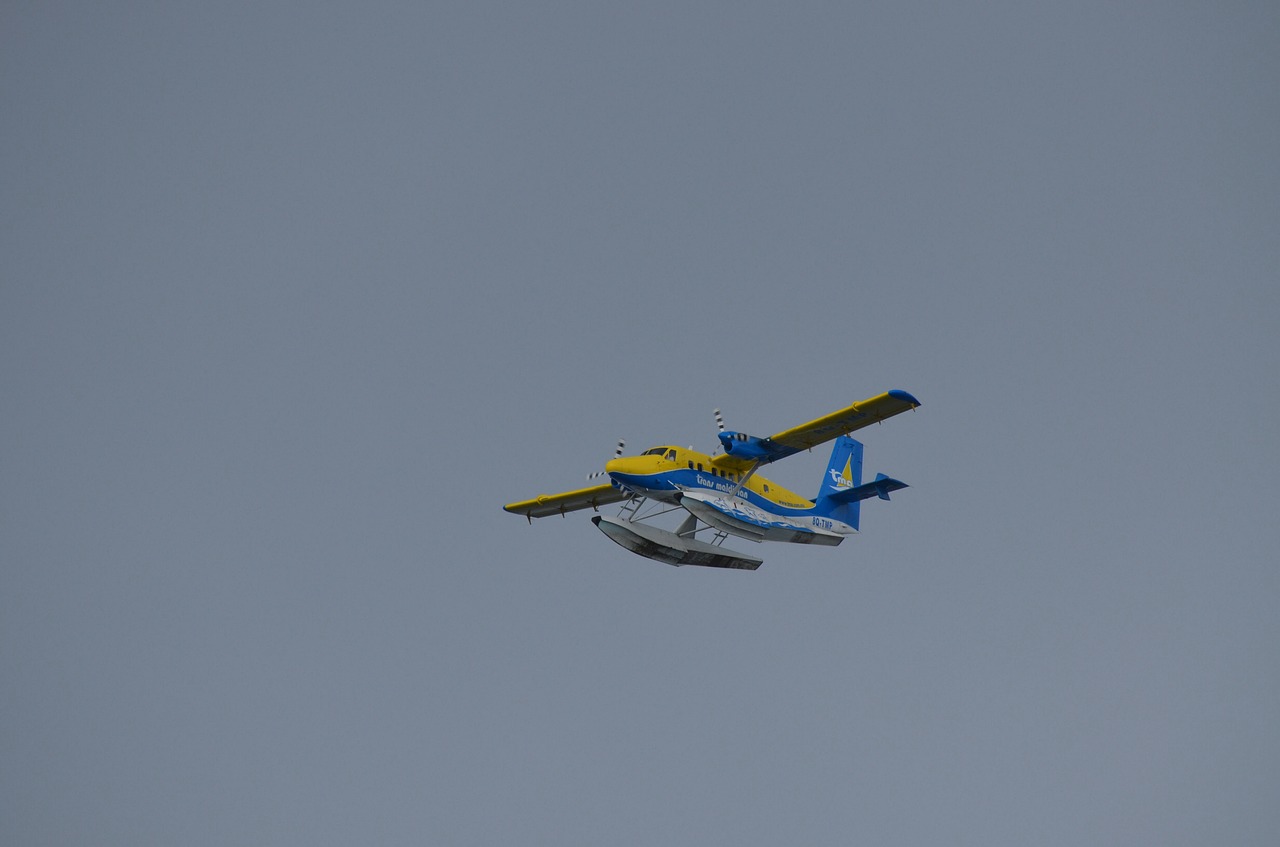 maldives seaplane aircraft free photo
