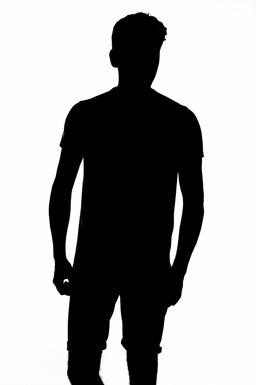 male silhouette folk free photo