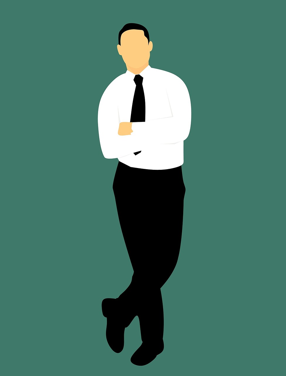 male illustration business free photo