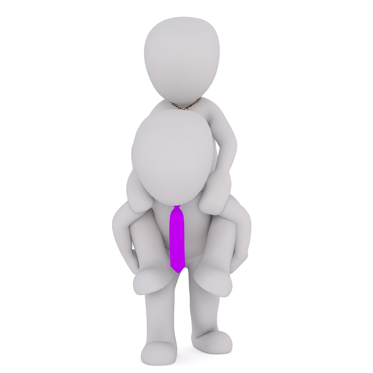 males 3d model isolated free photo