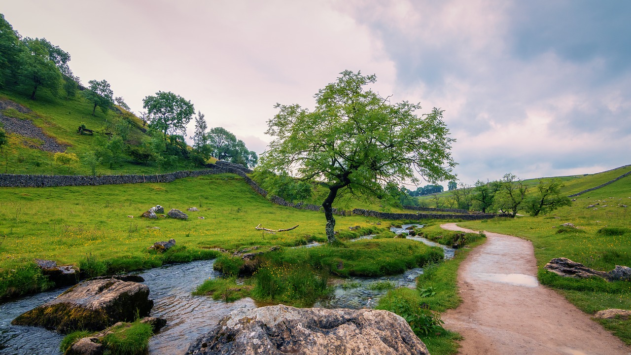 malham yorkshire dales landscape free photo