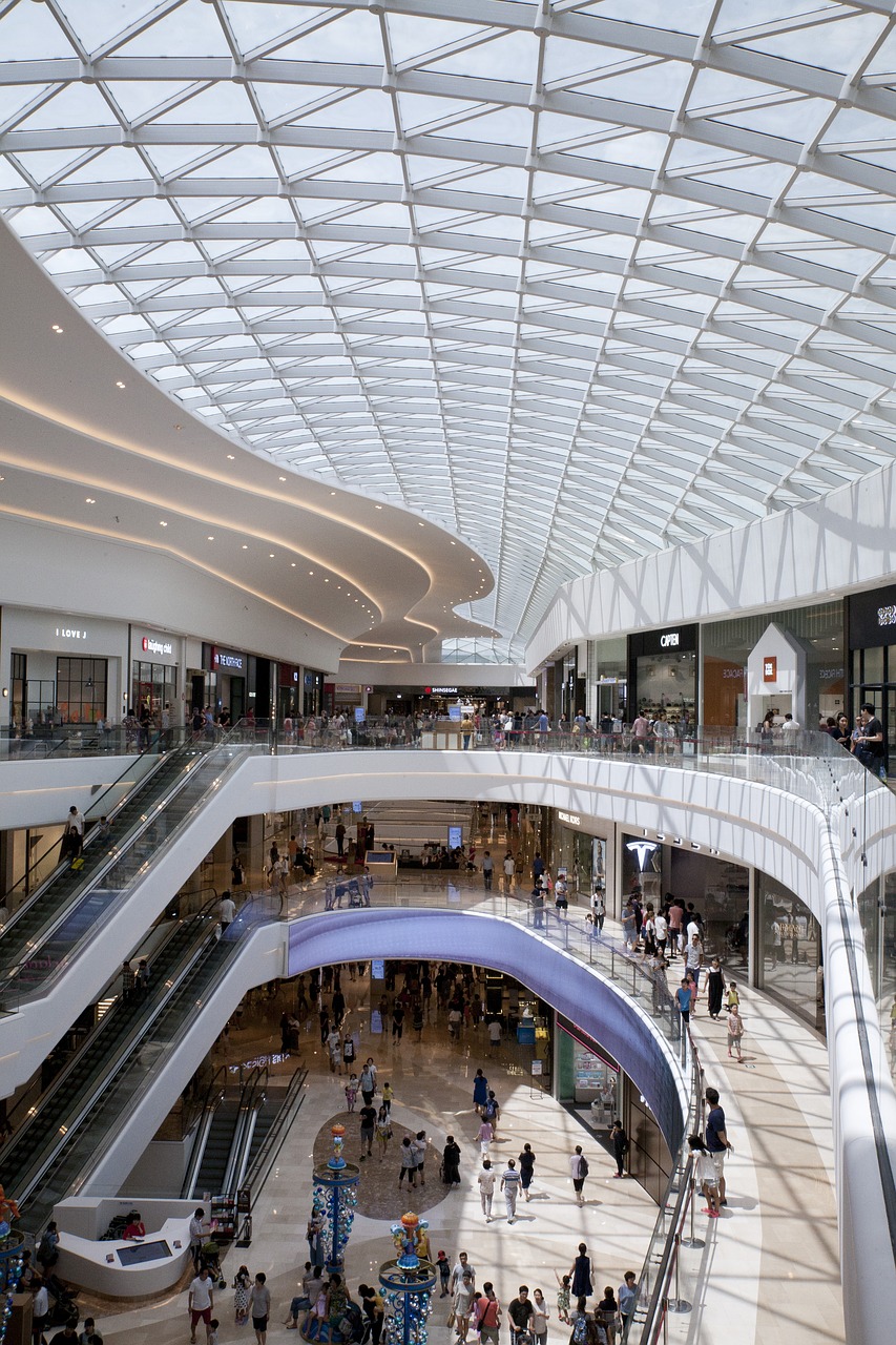 mall shopping leisure free photo