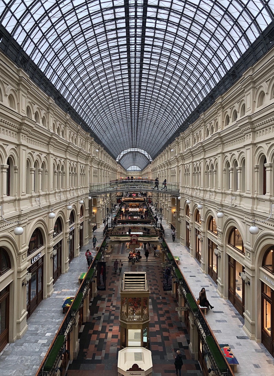 mall  moscow  architecture free photo