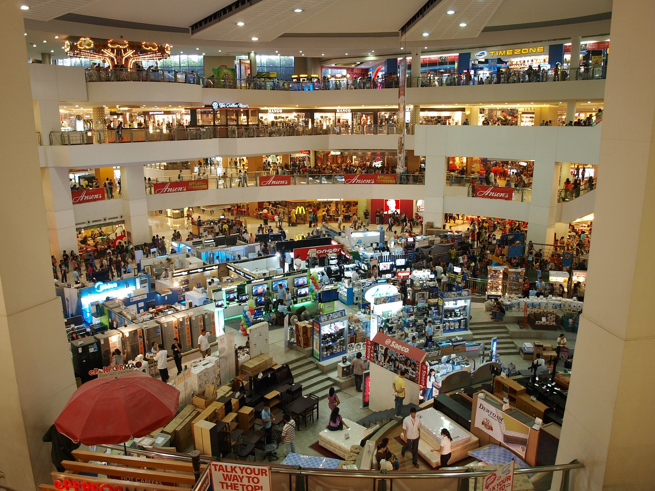 mall shopping interior free photo