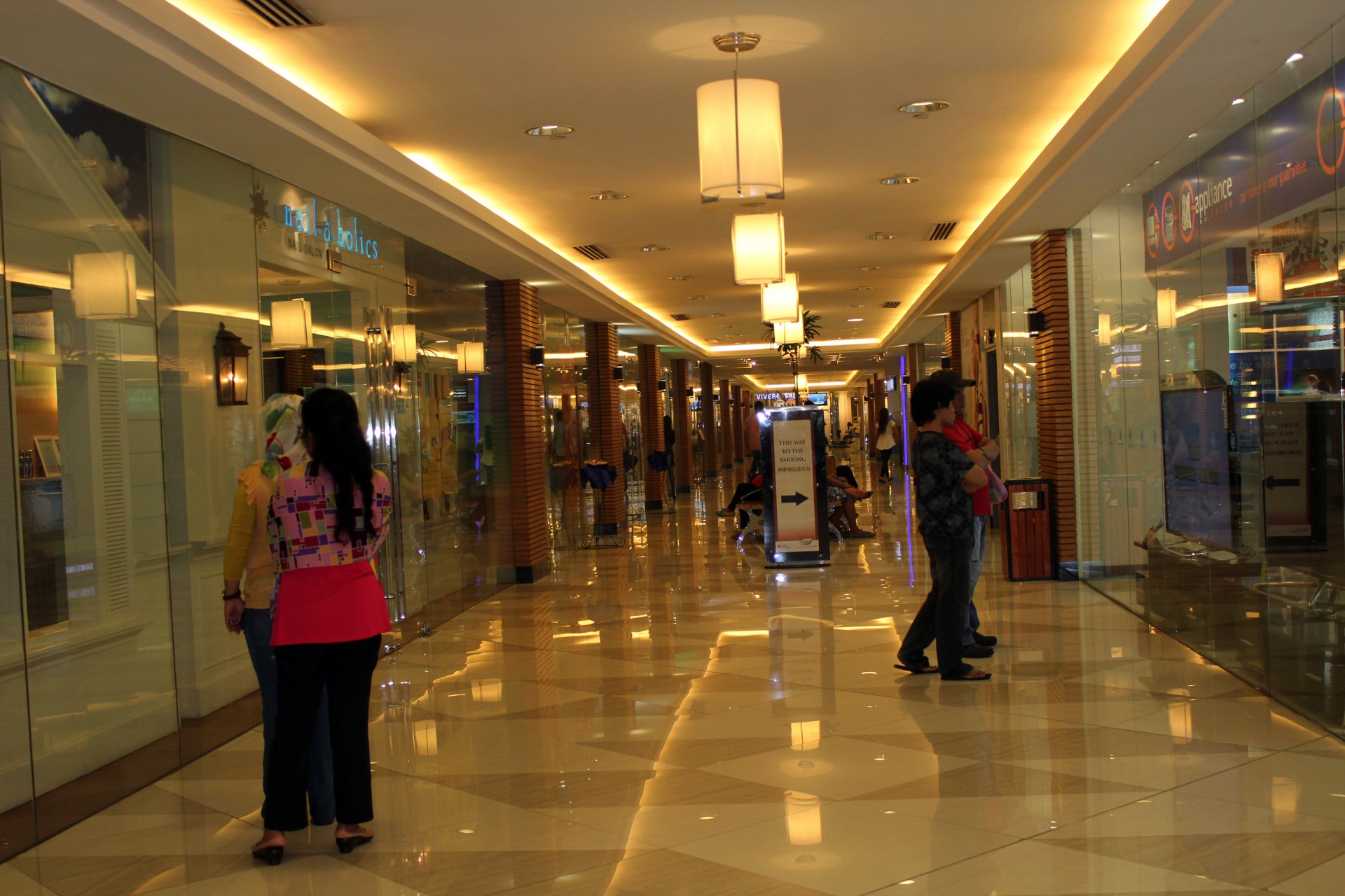 mall hallway mall shopping mall free photo