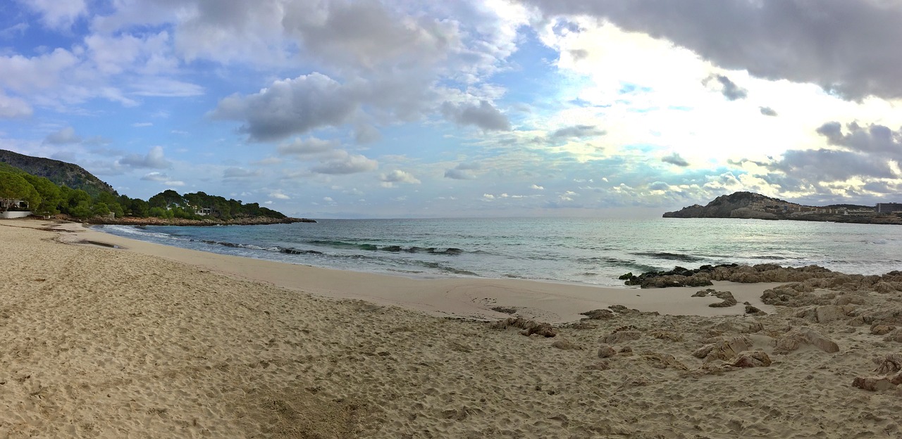 mallorca sea sunset free photo